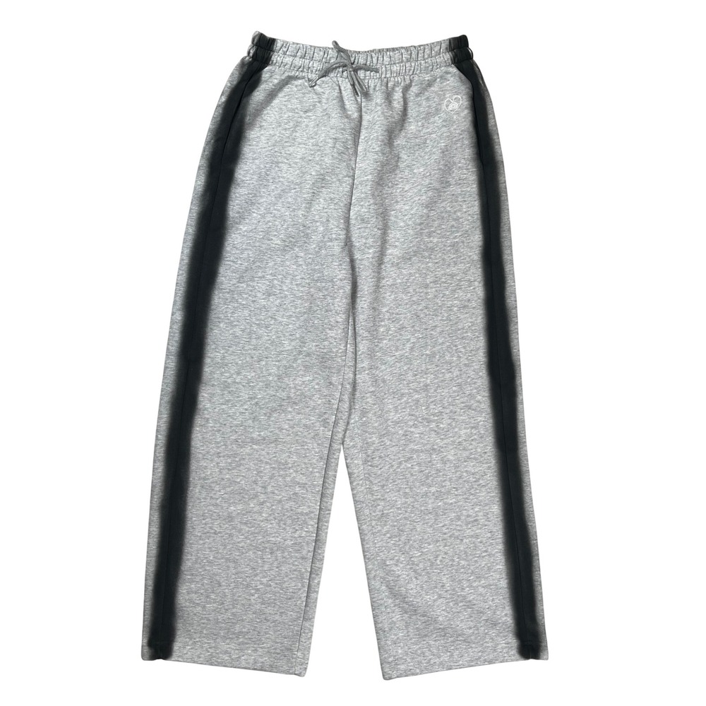 Aelfric Eden Graffiti Heart Baggy Sweatpants Small Grey Spray Paint Streetwear